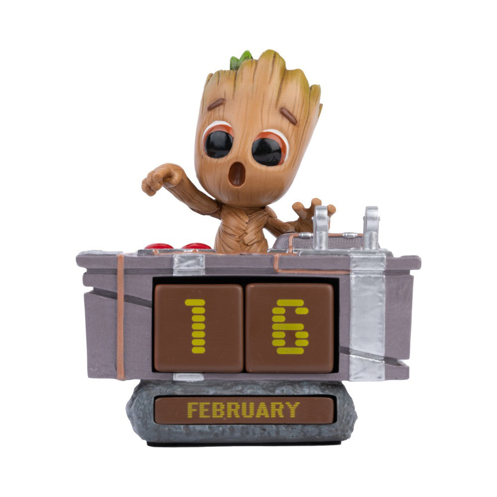 GUARDIANS OF THE GALAXY - GROOT DEATH BUTTON 3Dパーペチュアルカレンダー / 永久カレンダー